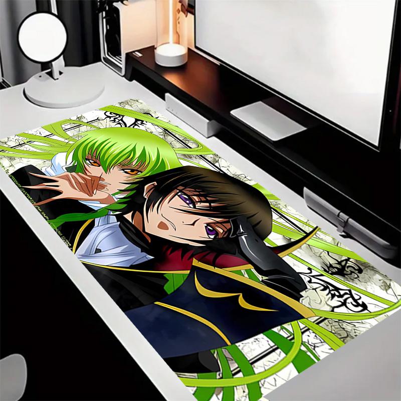 Anime Code Geass Theme Premium Non-slip Mouse Pad with Stitched Edges,Durable Rubber Material,for Desktop & Gaming Great Gifts