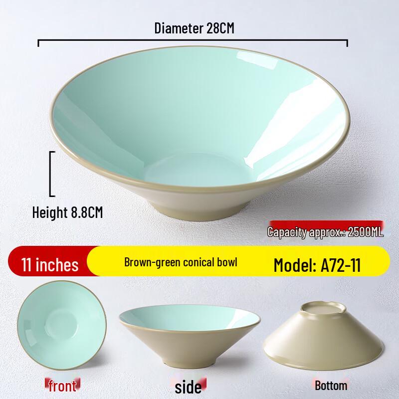 Shatterproof Melamine Ramen Noodle Bowl
