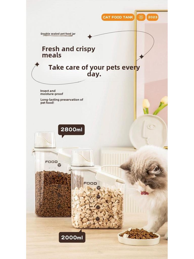 Moisture-Proof Vacuum Sealed Pet Food Storage Barrel with Free Shipping