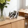 Modern Geometric Metal Decor Minimalist Electroplated Accent Living Room Office Cabinet