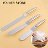 Baking Acssories Stainless Steel Cake Spatula Butter Cream Icing Frosting Knife Smoother Kitchen Pastry Cake Decoration Tools