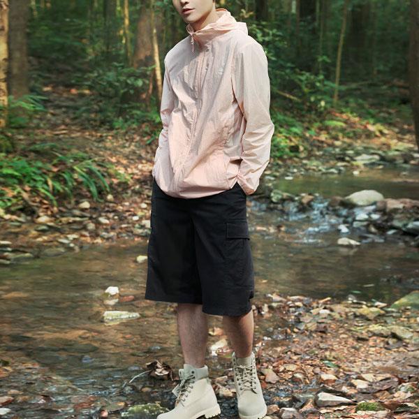 Timberland Lightweight Packable Hooded Jacket Unisex Jackets Light-Pink A5PX6-662