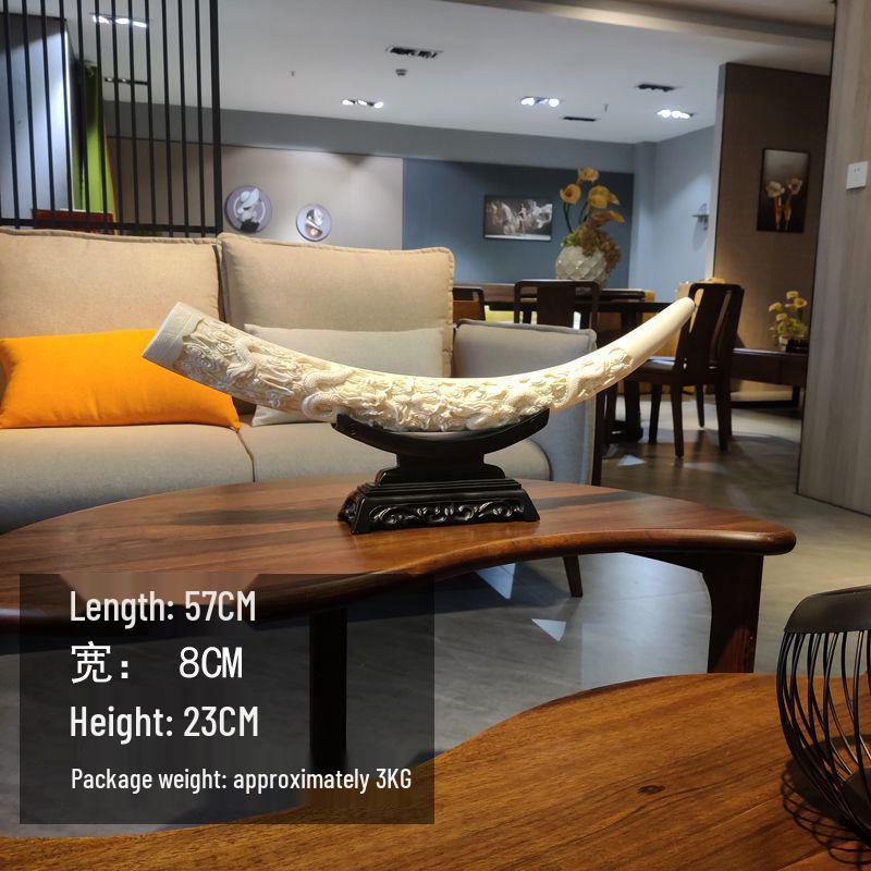 

Popular Chinese Ivory Ornaments for Living Room, Office, Study, or Entrance Decor - Ideal for Wine and TV Cabinets