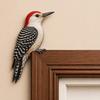 Accents de pièce inspirés par la nature, Décor Topper d'oiseau en bois pour porte, Statuette d'angle de forme adorable, Panneau décoratif en bois fait à la main, Aménagement intérieur de forêt