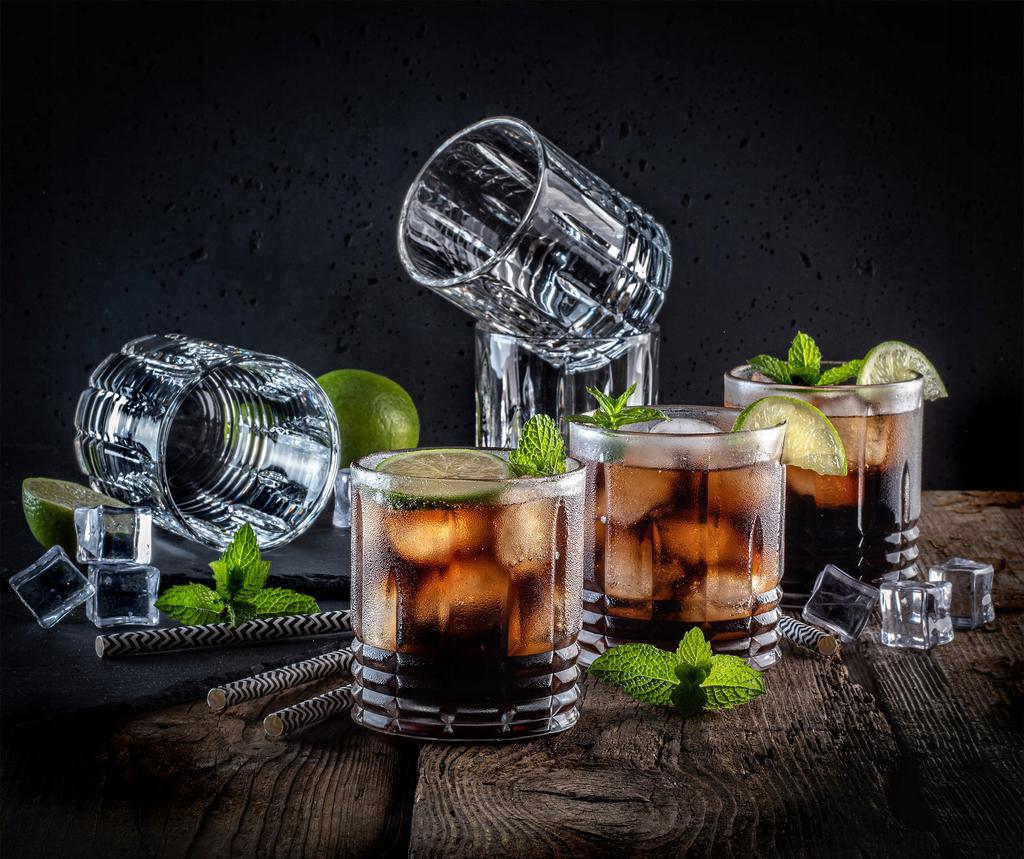 KADAX Szklanka Do Drinków Napojów Soków 6 szt