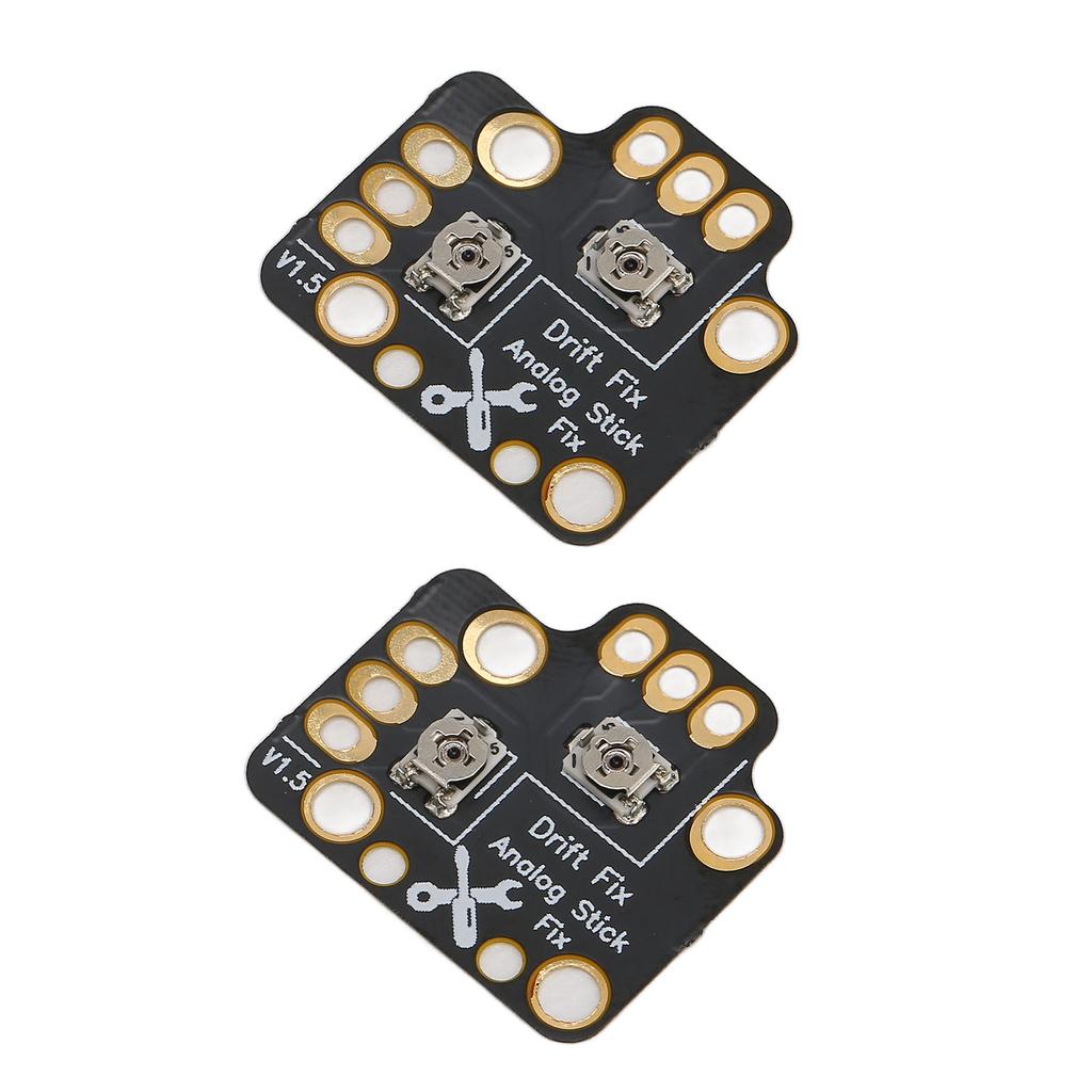 2pcs Gamepad Joystick Drift Repair Board Universal 3D Analog Stick Drift Fix Mod for Game Controllers Black
