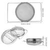 Stainless Steel Sieve Honey Strainer Extendable Double Layer Honey Extractor Mesh Sieve Net Impurity Filter Beekeeping Bee Tools