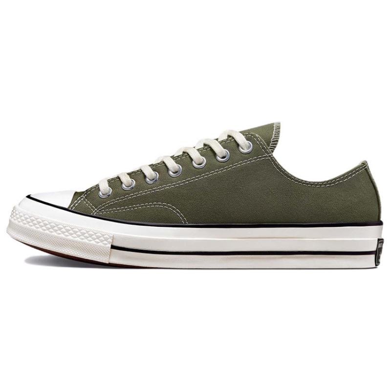 Converse Chuck 70 Casual Durable Low-top Canvas Shoes Unisex Green and White