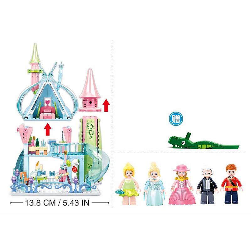 High-Quality Sluban High-Quality 447Pcs High-Quality Pink High-Quality Dream High-Quality Friends High-Quality Winter Ice High-Quality And