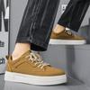 Herren Höhenvergrößernde Atmungsaktive Canvas-Sneaker - Sommer Retro Trend, Vielseitige Schnür-Board-Schuhe