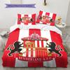 Sunderland AFC  Pattern Bedding Quilt Set  Home Decoration  Gift (1 * Duvet Cover + 2 * Pillowcase  Without Core)