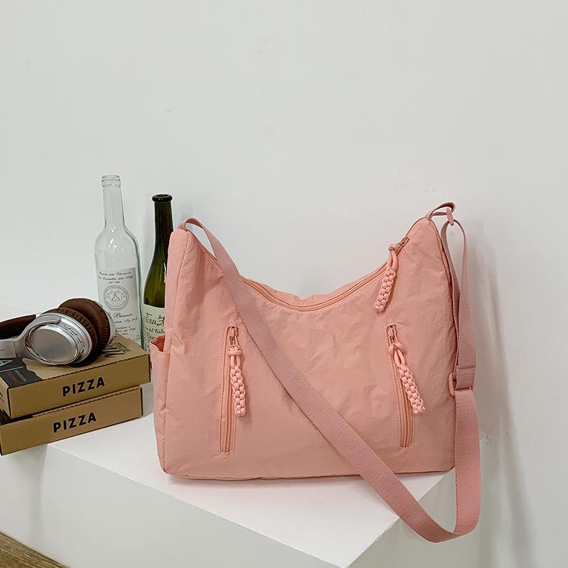 Tote Bag Large Capacity Student Spring Versatile Casual Crossbody Bag Women Trendy Dumpling Bag