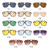 Retro Double Bridge Oversized Pilot Sunglasses Uv400 Protection Classic 70S Sun Glasses Yellow Driving Eyewear For Women & Men