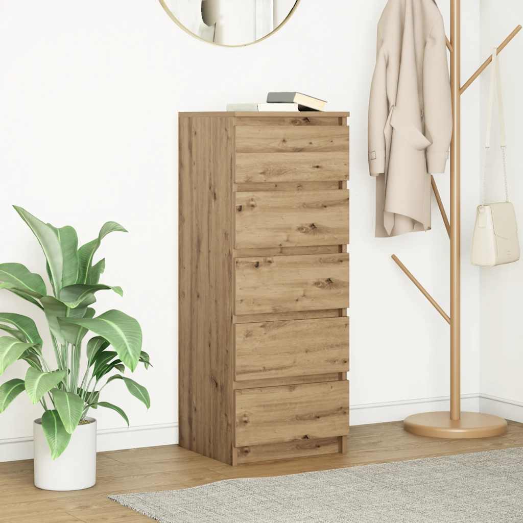 Sideboard with Drawers Artisan Oak 37.5 x 35 x 99 cm