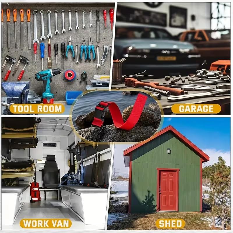 1/2Pcs Adjustable Extension Cord Holder Organizer with Triangle Clips for Garage Organization and Storage Heavy Duty Extension Cord