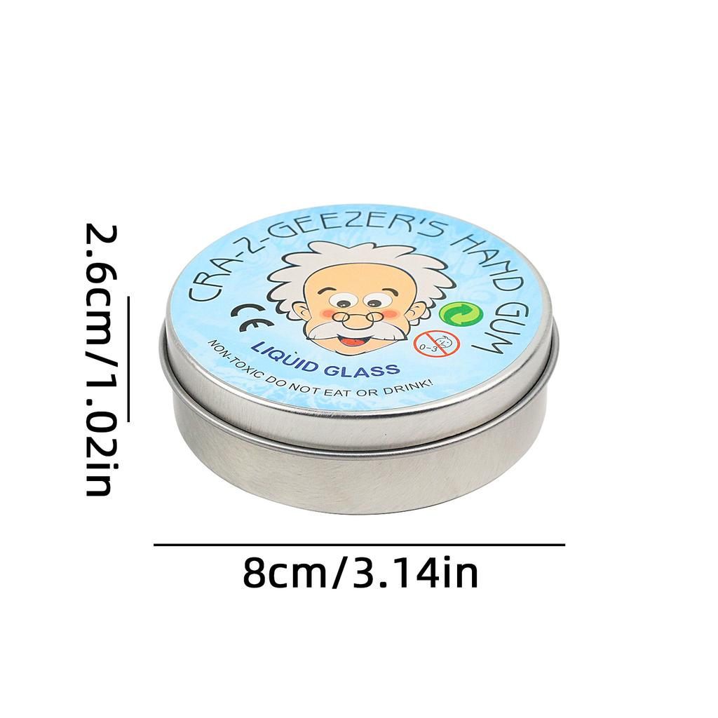 Non Newtonian Fluid Pinch Music Color Changing Glue Slime Non Stick Hand Decompression Toy Crystal Mud