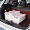 35L Foldable Storage Box for Car Trunk Collapsible Organizer Container Thickened PP Plastic Stackable Space Saving
