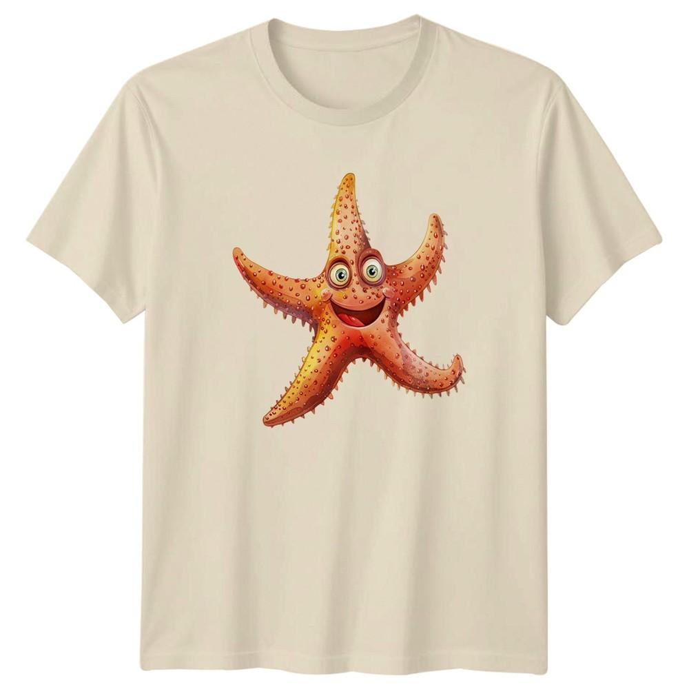 Whimsical Starfish TShirt Underwater Marine Wildlife Gift For Him And Her
