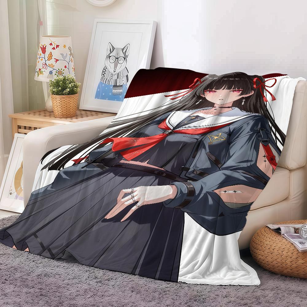 Wuthering Waves CHISA Blanket Warm And Soft Suitable For Bedroom Living Room Sofa Bed Office Travel Camping