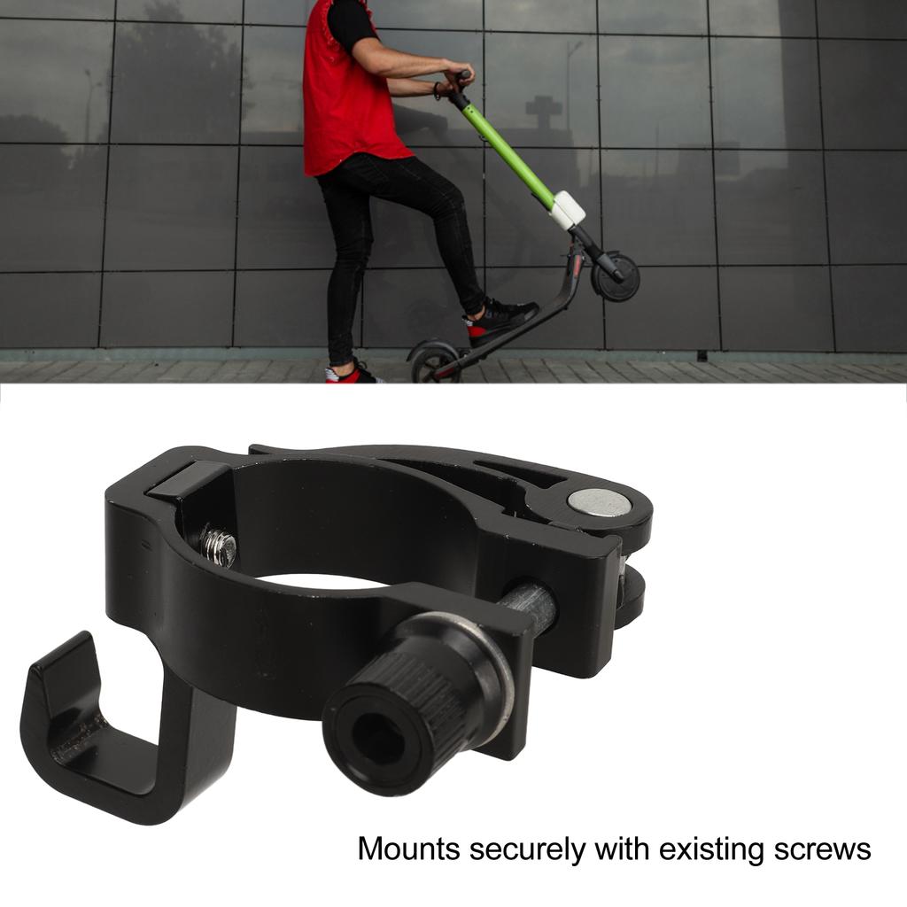 Electric Scooter Front Hook Scooter Storage Hook Black Bag Hanger for KUGOO 8in Electric Scooter