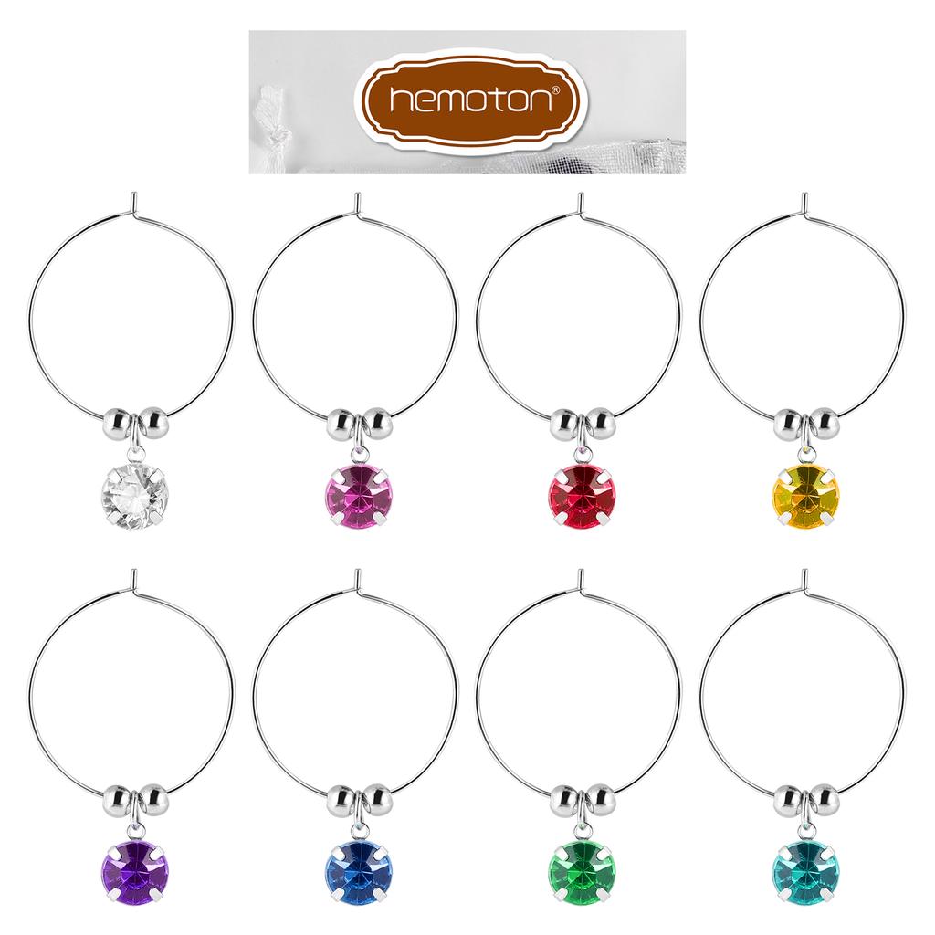 Colored Bottles Markers Glasses Tags Creative Charm Makers Charms Hanging Ring