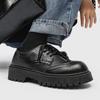 Herren Lederschuhe Japanischer Trend Hoher Wert Vielseitig Low Top Paris Big Head Derby Schuhe Herbst Britisch Lässig Herrenschuhe