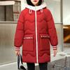 Down  Clothes Women's Winter Clothes New Loose  Clothes Women's Medium and Long Thickened Bread  Jacket