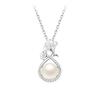 Carnation Pearl Necklace Women'S Niche Light Luxury Style High-End Pendant Noble Temperament Chinese Style Collarbone Chain Jewelry Quality