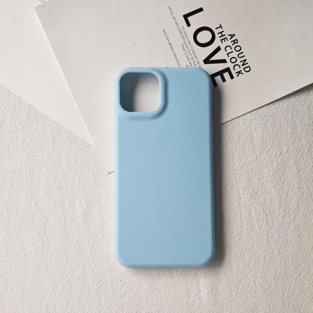 Leather Texture TPU Soft Case Compatible with iPhone 16 Pro Max Apple 13/14 Phone Case Manufacturer Wholesale Styles Materials