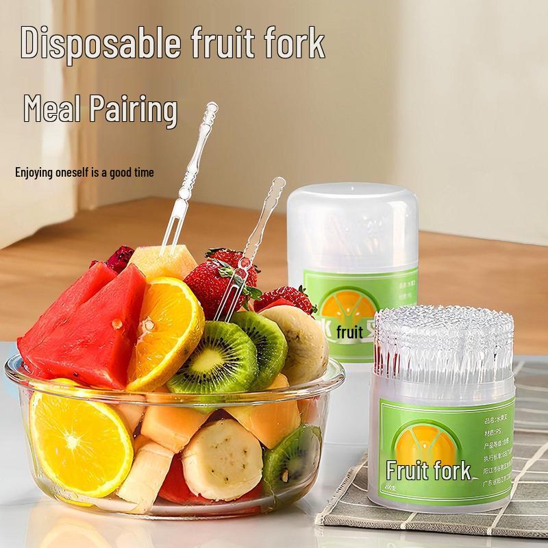 HANDUNYOU Einweg Bären Obstgabeln