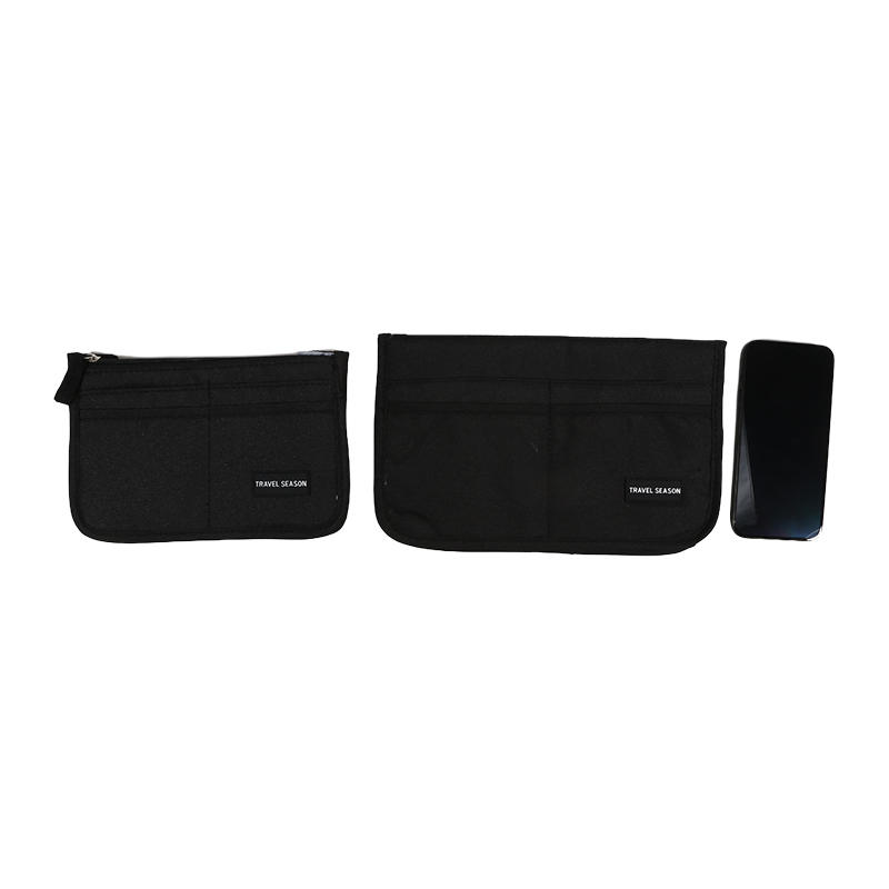 Fashion Travel Tote Bag Shaper Insert with Handles Large Capacity Purse Organizer Liner Bag Multifunctional Cosmetic Bag