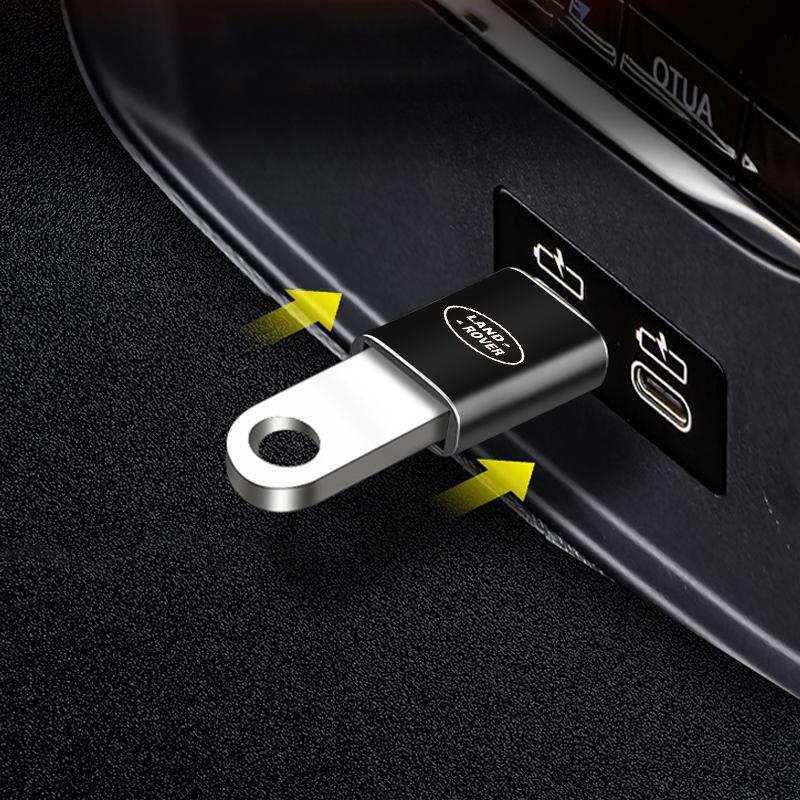Car Usb Type C Cable Converter Charging Adapter Car Accessories for Land Rover Discovery Range Rover Evpque Defender Car Eyeglass Rover L322 L405