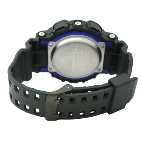 Arias Men's Radio-Controlled Solar Digital Watch with Dash Function, Waterproof, Multi-Function, Backlit, Inverted LCD Display, Urethane Strap, ADWW15