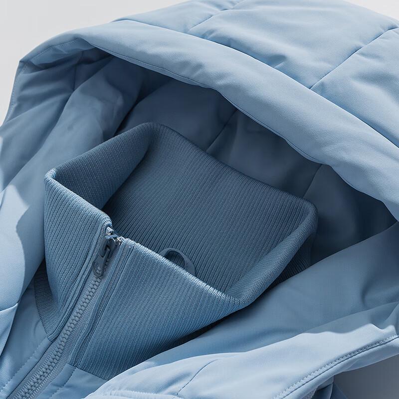 PNJ Men's Winter Hooded Faux Two-Piece Padded Jacket