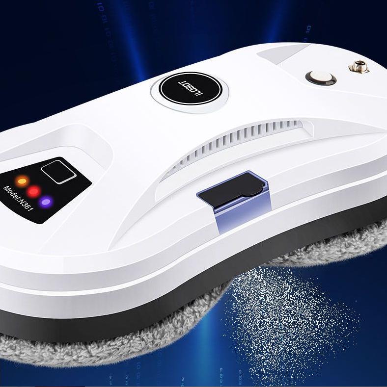 Inteligentny Robot do Mycia Okien Sterowany Zdalnie z Automatycznym Spryskiwaczem Wody i Regulowanymi Ustawieniami