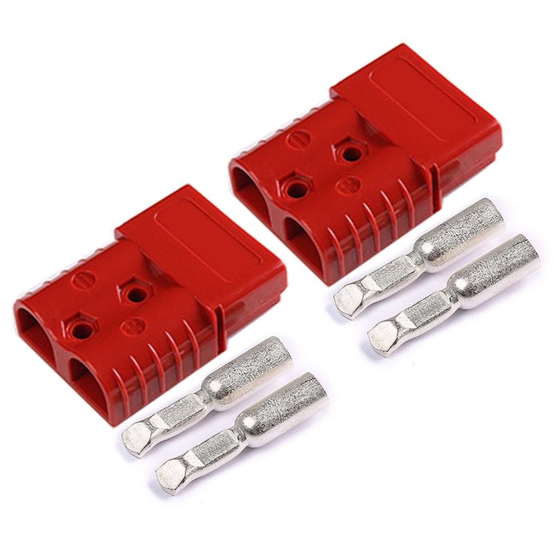 120A 600V SB120 Plug Connector Double Pole with Copper Contacts Anti Dust Cover for Solar Quickly Connect Accessories