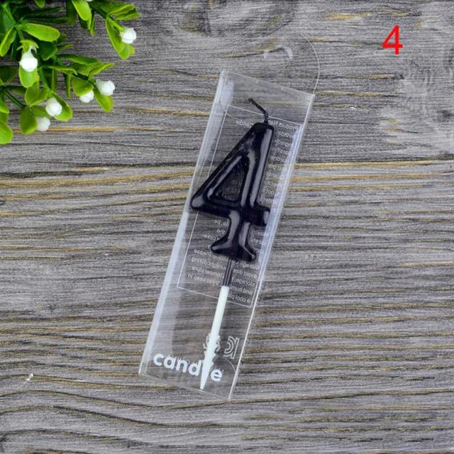 1 st Rött Vin Nummer Födelsedag Papper Tårtljus Barn Födelsedagsfest Bröllopstårta Ljus Favör Tillbehör Tårtdekorationer