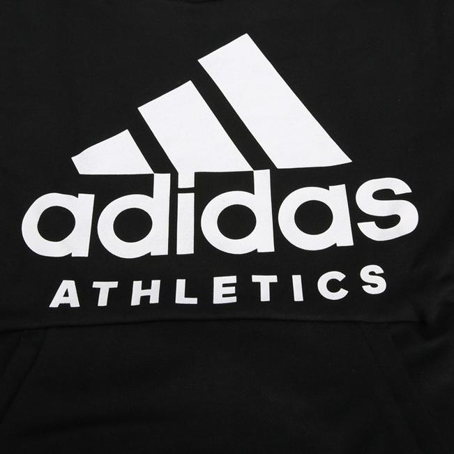 adidas Sweatshirts Men's Black Hooded Thickened Regular BR4747