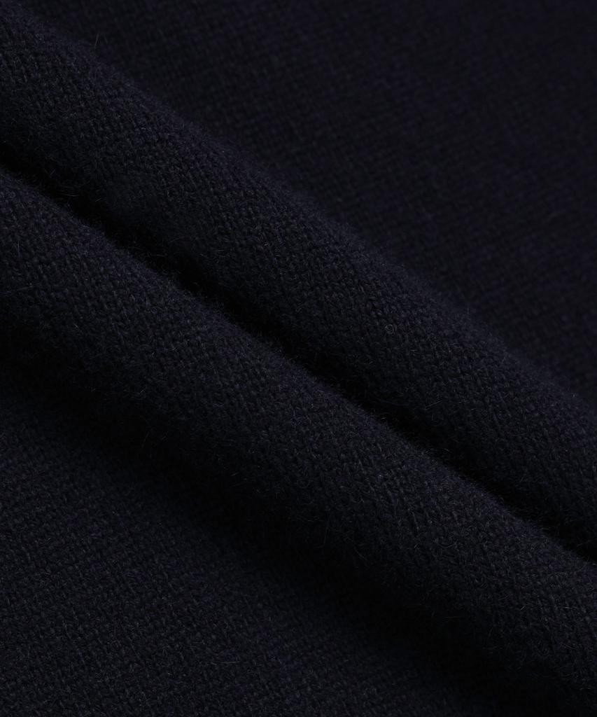 BROOKS BROTHERS [Heritage] Wool Cashmere Solid Sweater (Navy) (Bbwrmhg412)