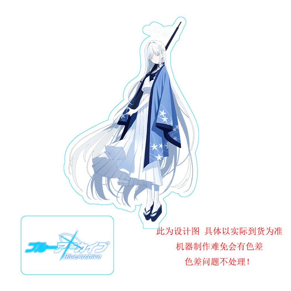 Hot Anime Blue Archive Takanashi Hoshino Cosplay Game Acrylic Action Figure Stand Model Toy Decor Prop Fans Collection Gift