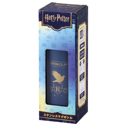 Skater Stainless Steel Mug Bottle, 350ml, Hot/Cold Insulated, Vacuum Insulated, Harry Potter Ravenclaw Design, SMBC4B