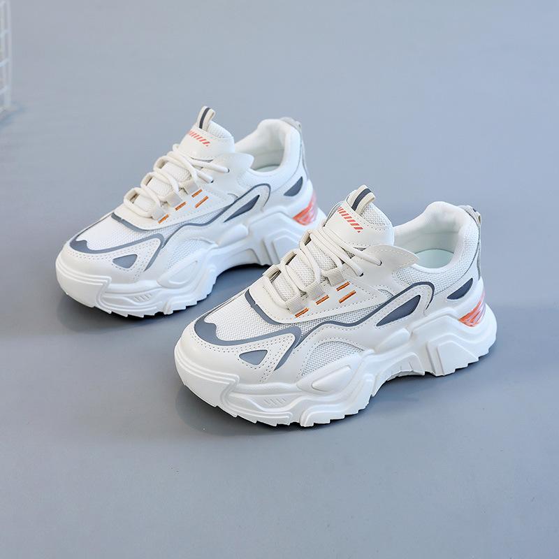 

[Customized] K805 Dad Shoes Women s Popular Versatile Korean Version Sneakers Women s Spring Student White Shoes Running Shoes 40