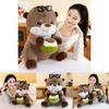 Adorable Coconut Drinking Sloth Capybara Plush Toy Soft Stuffed Animal Gift For Birthdays