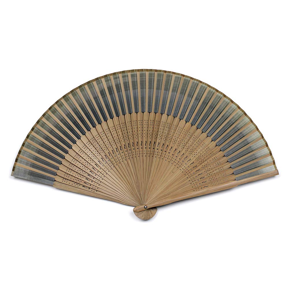 Taniguchi Shoudou Folding Short Fabric Folding Uguisu Easy To Use with Both Japanese and Western Clothing [Wagami Koji] Fan, Fan, (Japanese
