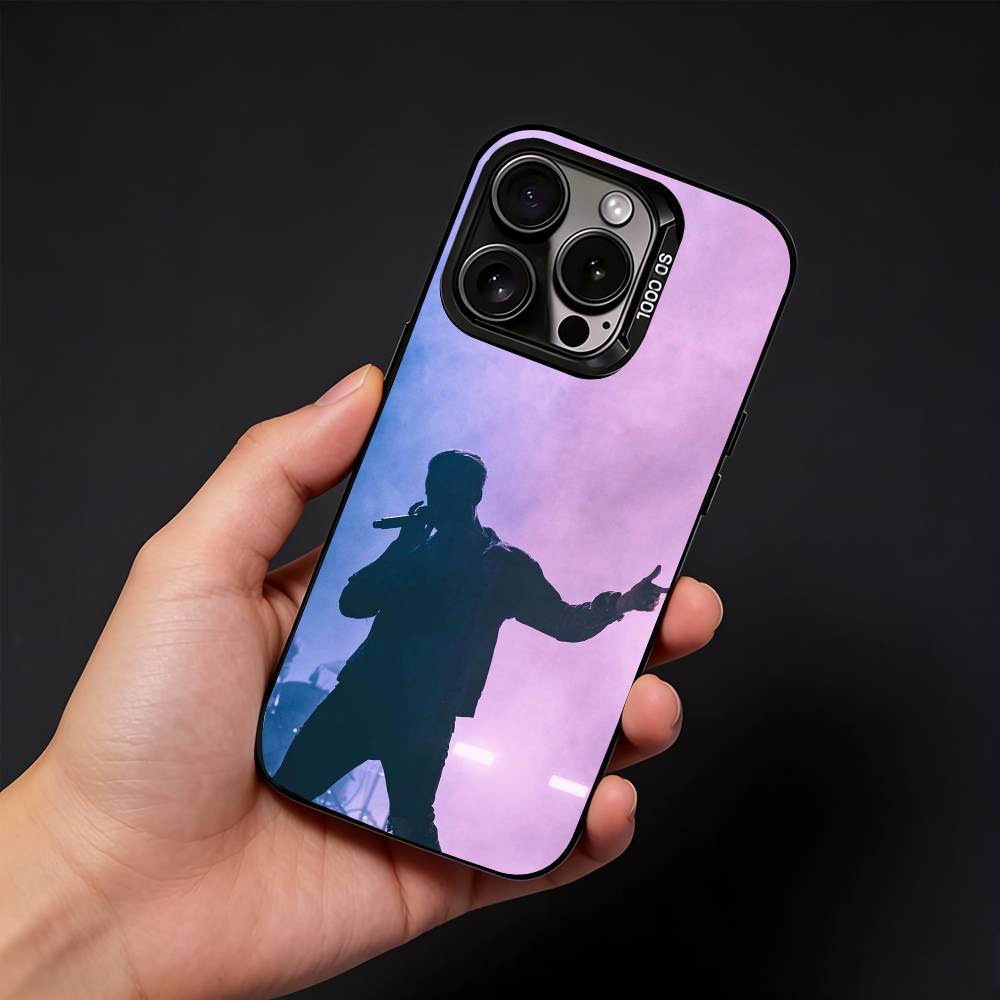 Band O-OneRepublic Phone Case For iPhone17, 16,15,14,13,12 Pro Max Black Candy Matte Shockproof Cover