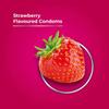 Skore Strawberry Flavoured Condoms 10 X Count Pack Of 4 Boxes 10 Piece Each Lubricated Dotted Latex Condoms Safe Fit X