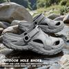 Men'S Outdoor EVA Hole Shoes Slip-On, Anti-Slip, All-Season Comfortable Sandals for Beach, Poolside, Office & Casual Wear