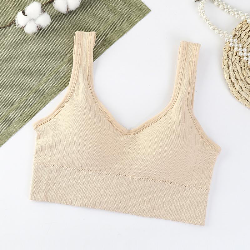Sports fitness suspenders, small vest for women, summer beauty back bra, back buckle underwear, bottom with chest pad inside