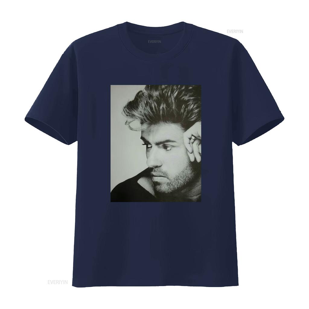 George Micharl Careless Whisper Ultra Cotton T Shirt Vintage Washed Fashion Breathable Soft Graphic Comfortable Casual Slightly