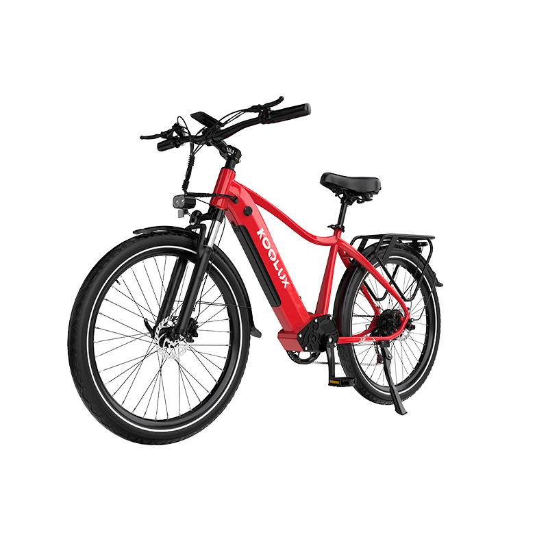 KOOLUX X3 Elektrofahrrad für Erwachsene – 500-W-Motor mit geringem Geräuschpegel, 48-V-15-Ah-Akku, Vorderradfederung für ein komfortables Fahrgefühl